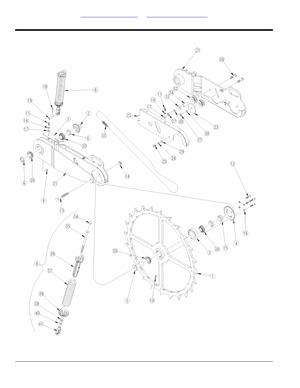 Ground drive wheel arm (s/n c1029r-) | Great Plains 1625AHL Parts Manual User Manual | Page 50 / 158