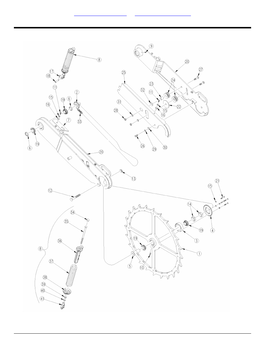 Fertilizer ground drive wheel arm | Great Plains 1625AHL Parts Manual User Manual | Page 58 / 158