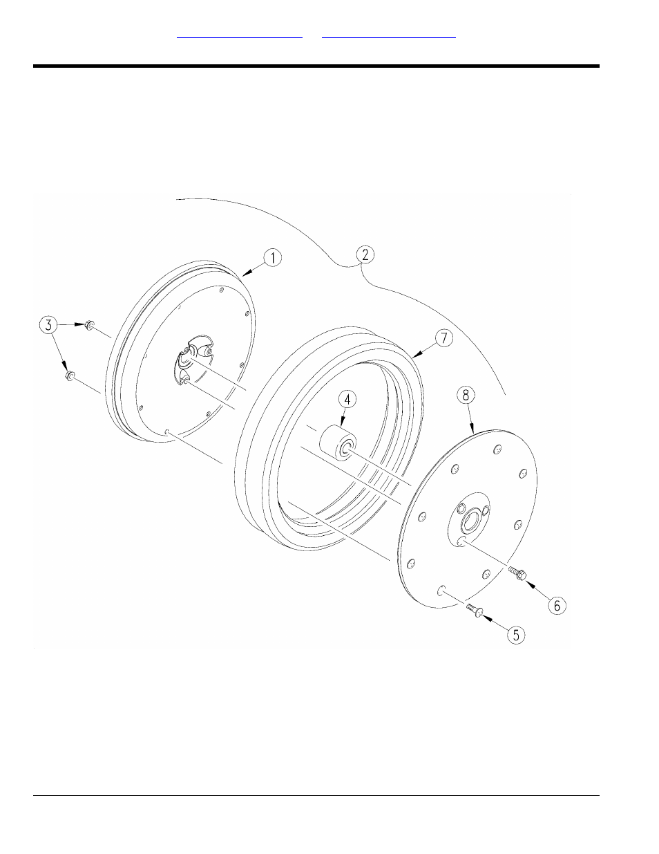 Side depth wheel assembly | Great Plains 1625AHL Parts Manual User Manual | Page 90 / 158