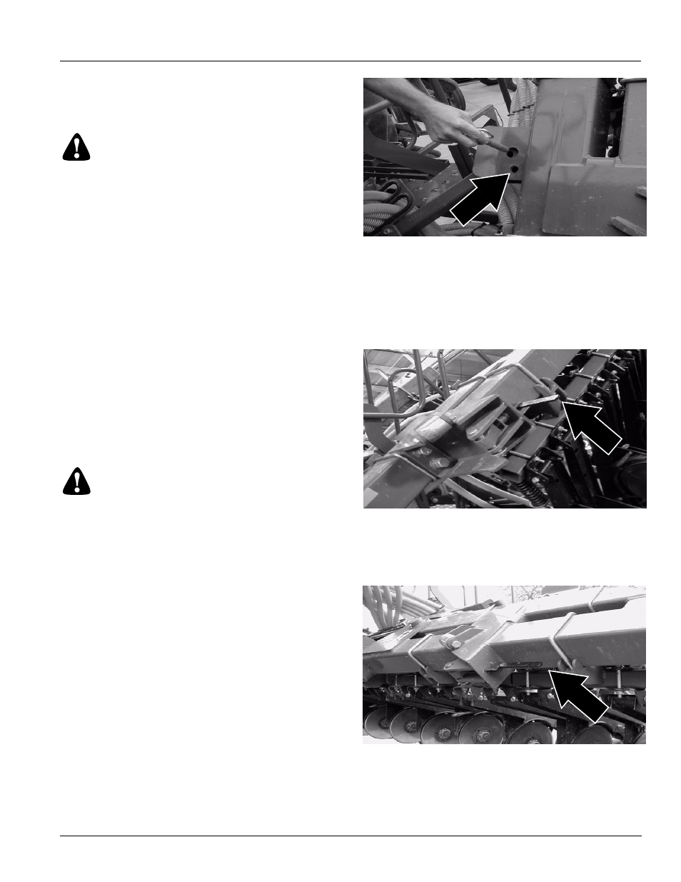 Unfolding the drill, Warning, Danger | Great Plains NTA2000 Operator Manual User Manual | Page 21 / 85