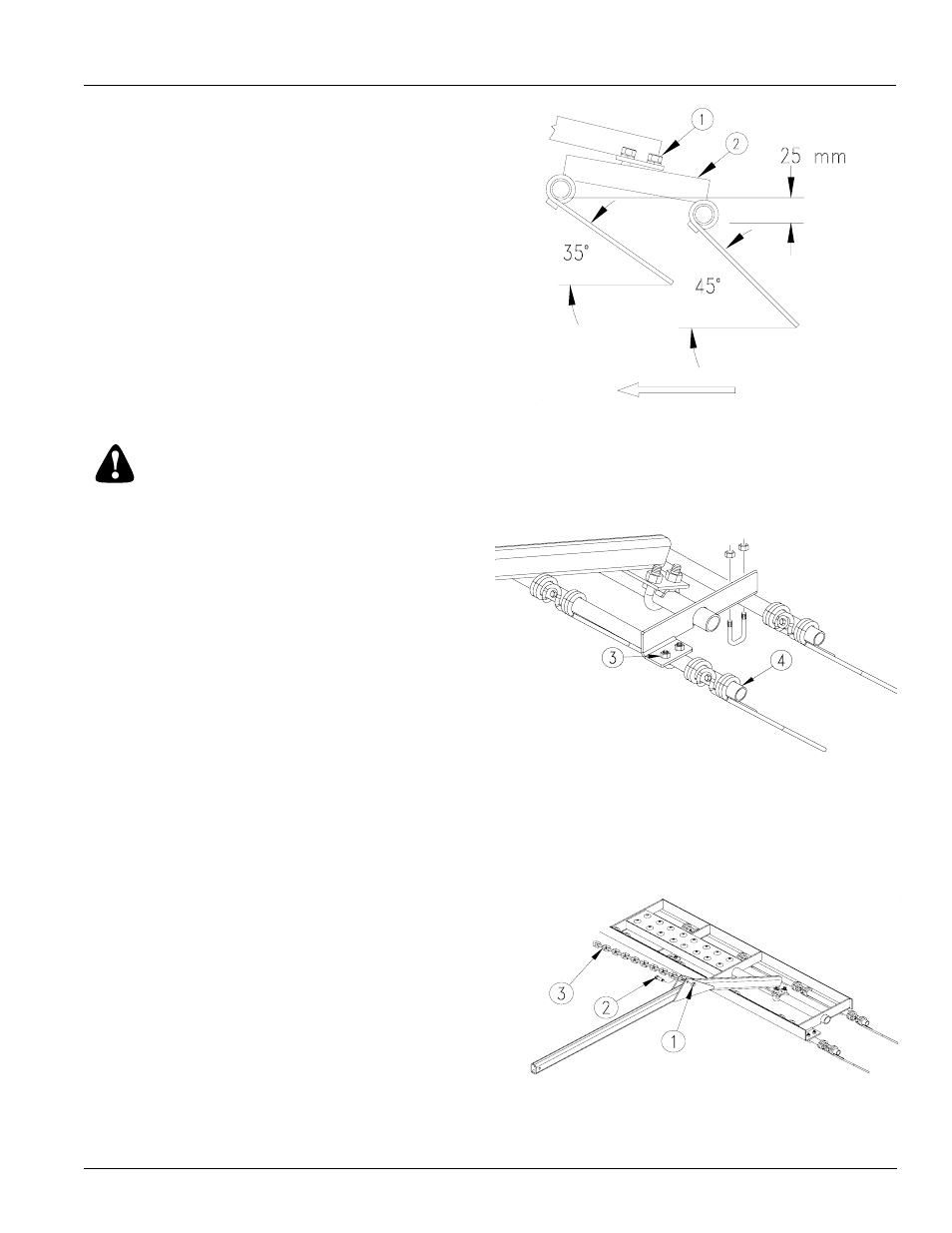 Harrow adjustments, Caution | Great Plains NTA2000 Operator Manual User Manual | Page 31 / 85