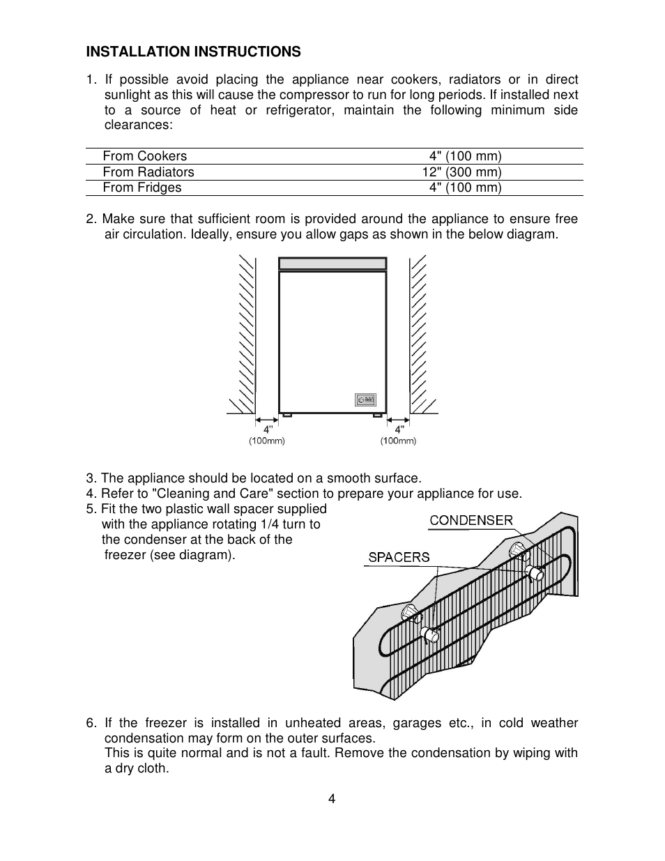 Beko CF392W User Manual | Page 4 / 11