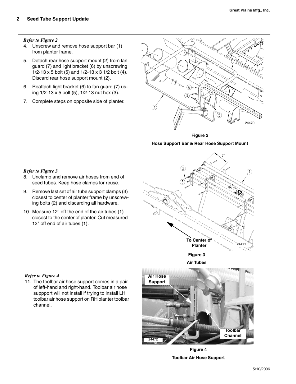 Great Plains Yield-Pro Planter Seed Tube User Manual | Page 2 / 6