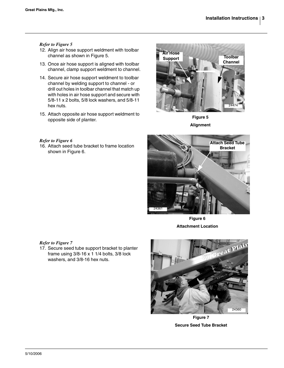 Great Plains Yield-Pro Planter Seed Tube User Manual | Page 3 / 6