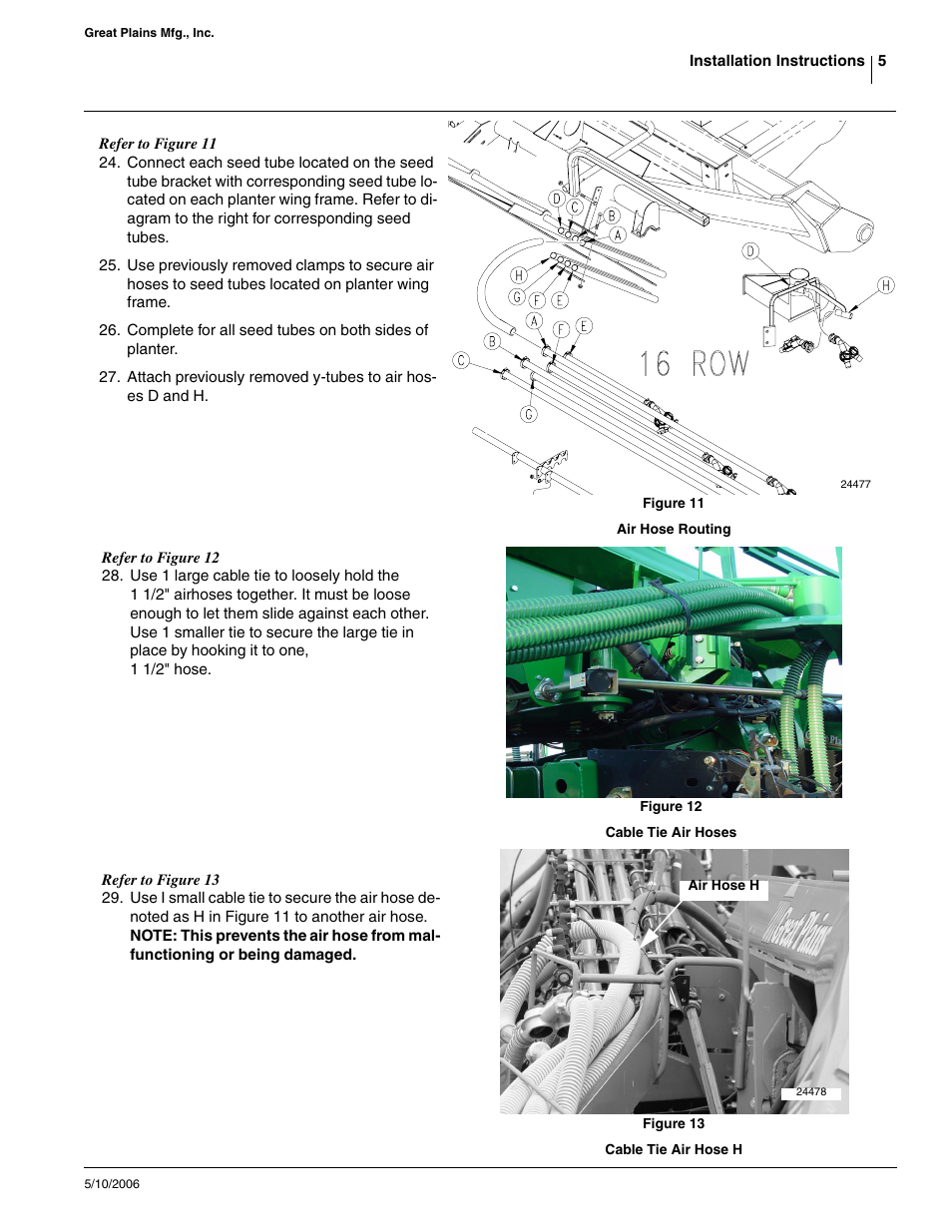 Great Plains Yield-Pro Planter Seed Tube User Manual | Page 5 / 6