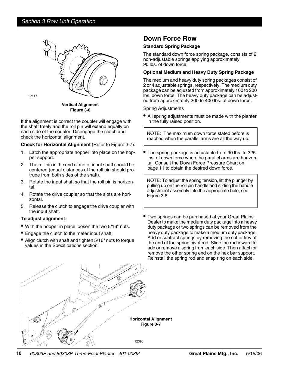 Down force row | Great Plains 8030P G1021 Operator Manual User Manual | Page 12 / 38