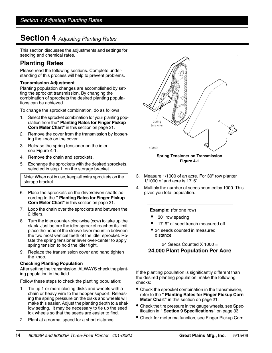 Planting rates | Great Plains 8030P G1021 Operator Manual User Manual | Page 16 / 38