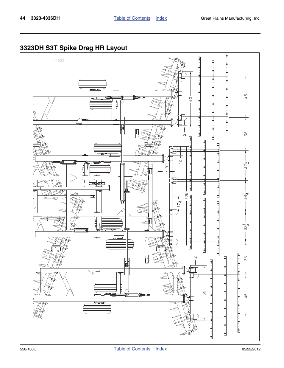 3323dh s3t spike drag hr layout | Great Plains 4336 DH Predelivery Manual User Manual | Page 48 / 64