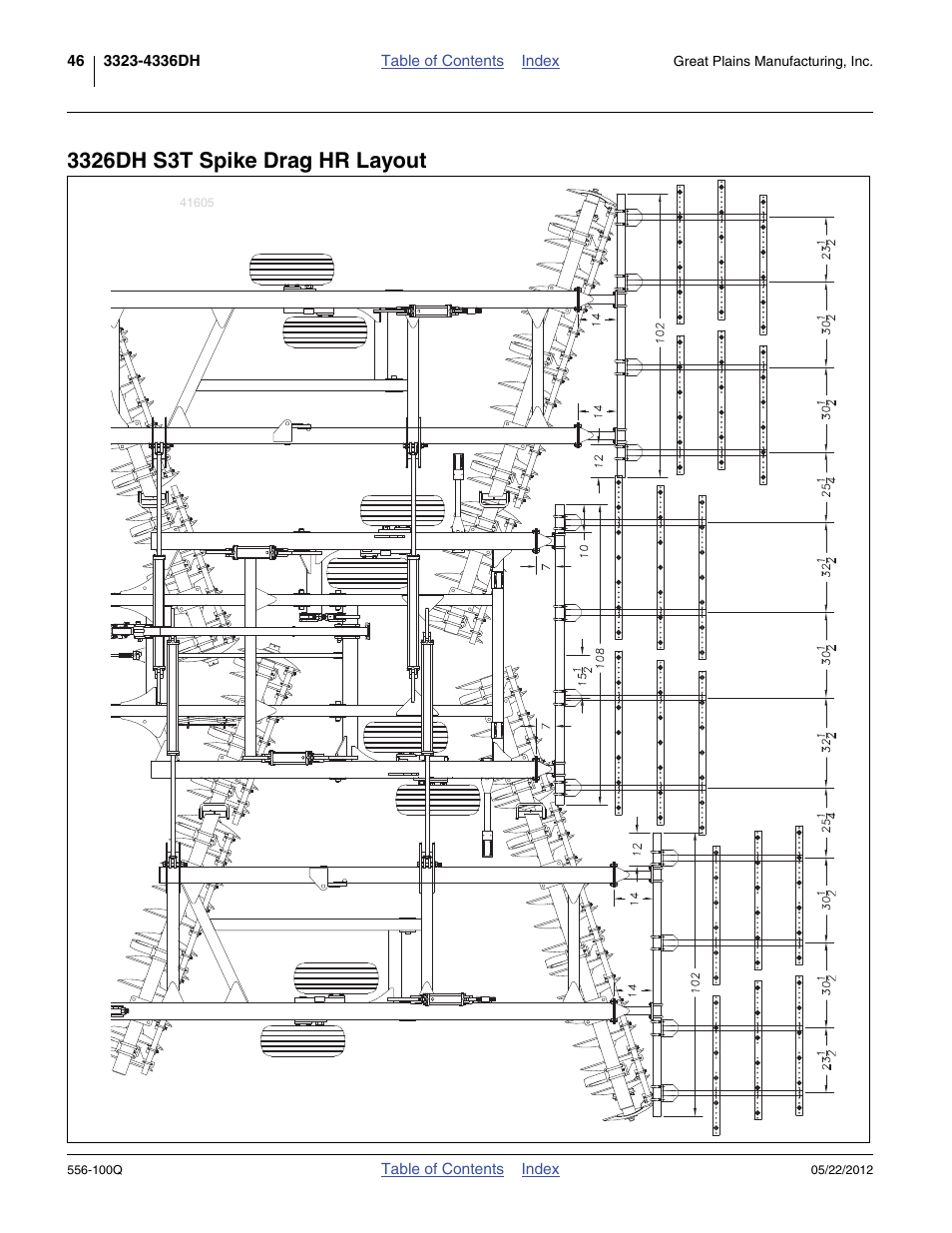 3326dh s3t spike drag hr layout | Great Plains 4336 DH Predelivery Manual User Manual | Page 50 / 64