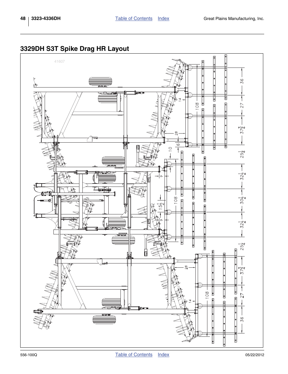 3329dh s3t spike drag hr layout | Great Plains 4336 DH Predelivery Manual User Manual | Page 52 / 64