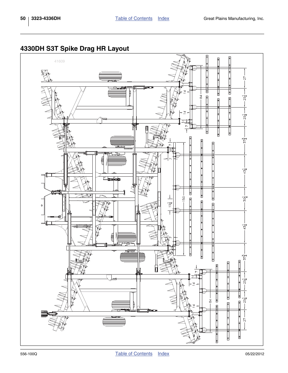 4330dh s3t spike drag hr layout | Great Plains 4336 DH Predelivery Manual User Manual | Page 54 / 64