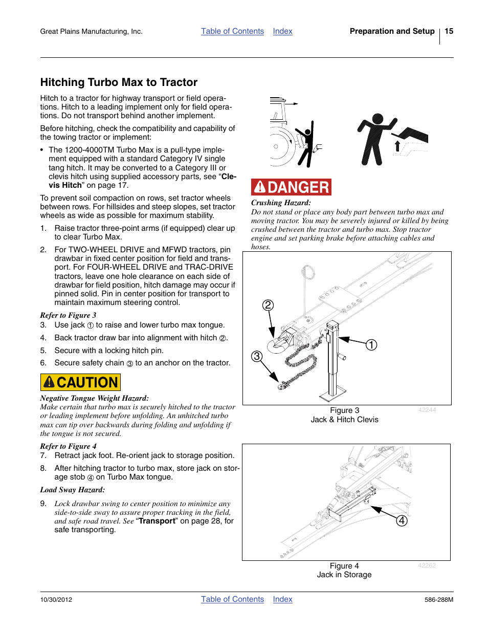 Hitching turbo max to tractor | Great Plains 4000TM Operator Manual User Manual | Page 19 / 50