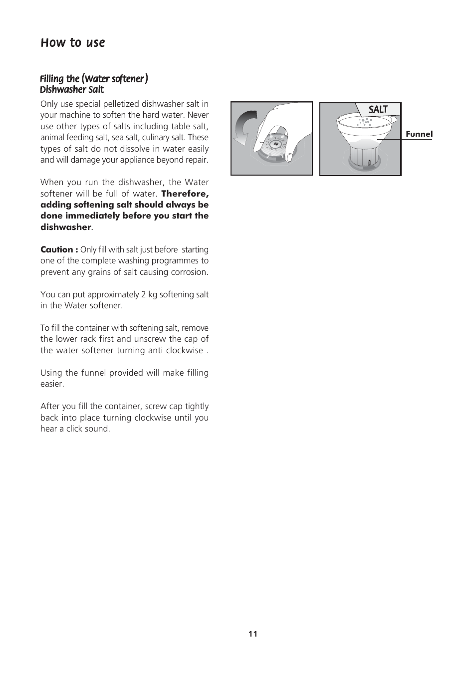 Beko DWD857 User Manual | Page 11 / 26