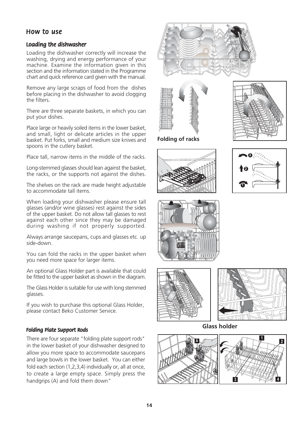 Beko DWD857 User Manual | Page 14 / 26