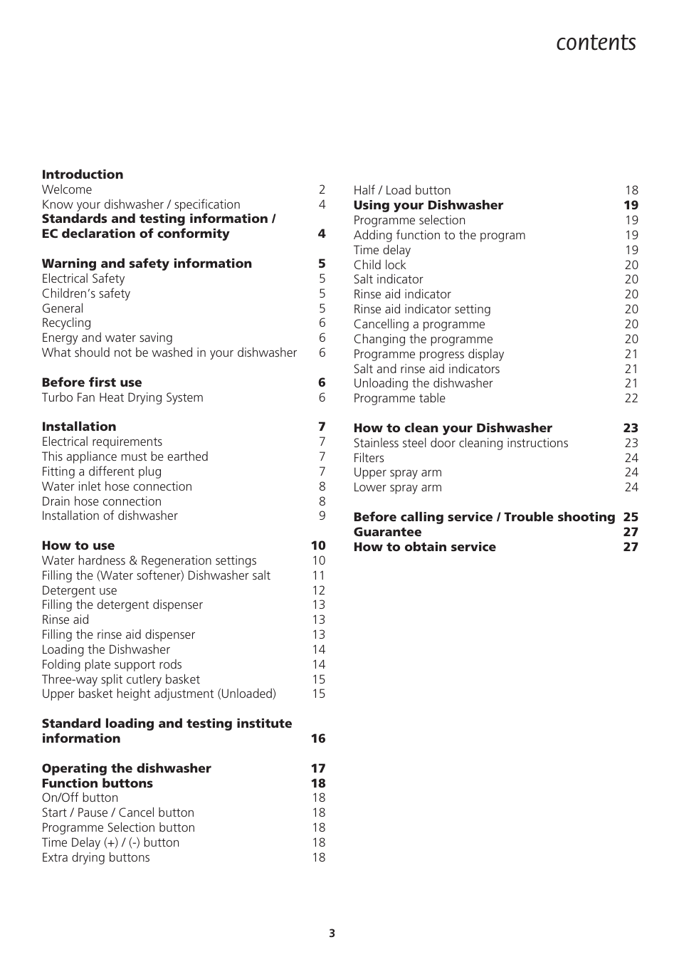 Beko DWD857 User Manual | Page 3 / 26