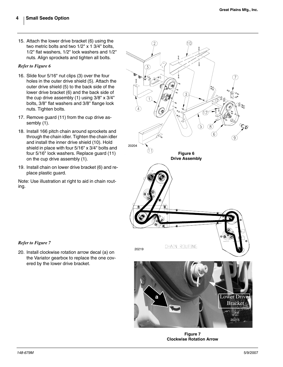 Lower drive bracket a | Great Plains NTA 2000 export model Assembly Instructions User Manual | Page 4 / 13