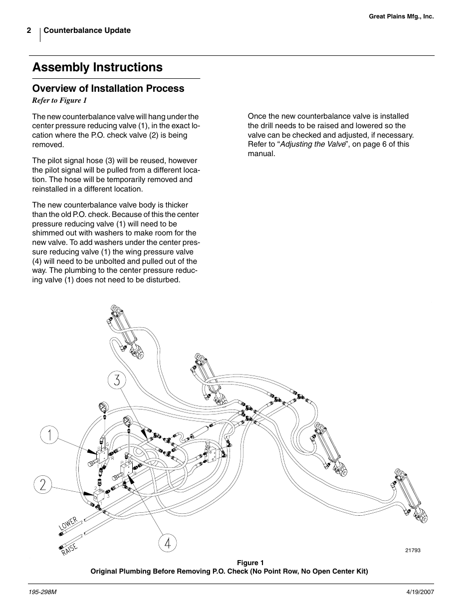 Assembly instructions, Overview of installation process | Great Plains 2S-2600 Assembly Instructions User Manual | Page 2 / 7
