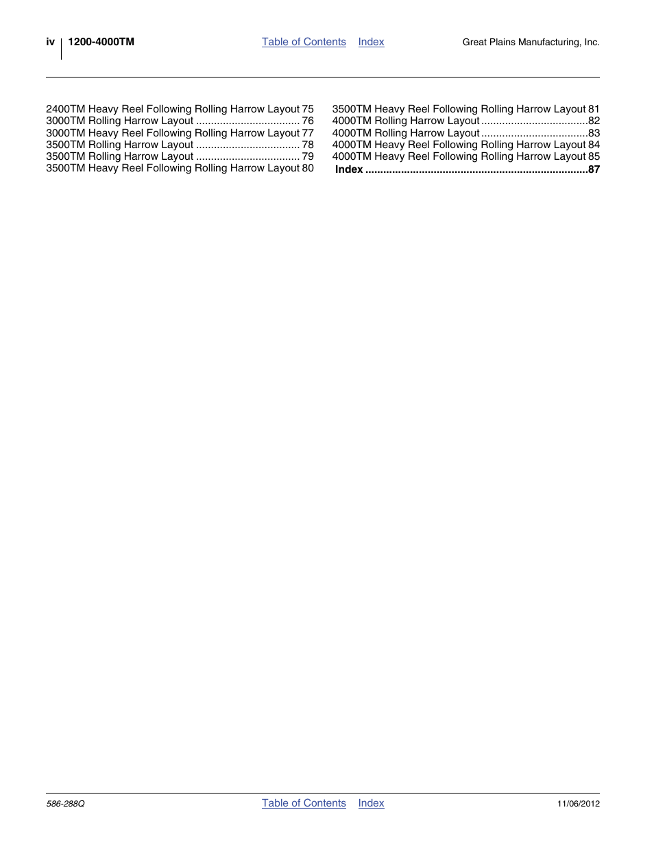 Great Plains 4000TM Predelivery Manual User Manual | Page 4 / 94