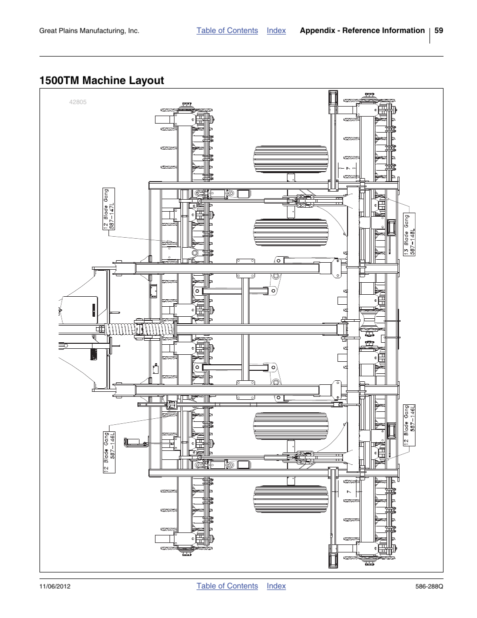 1500tm machine layout | Great Plains 4000TM Predelivery Manual User Manual | Page 63 / 94