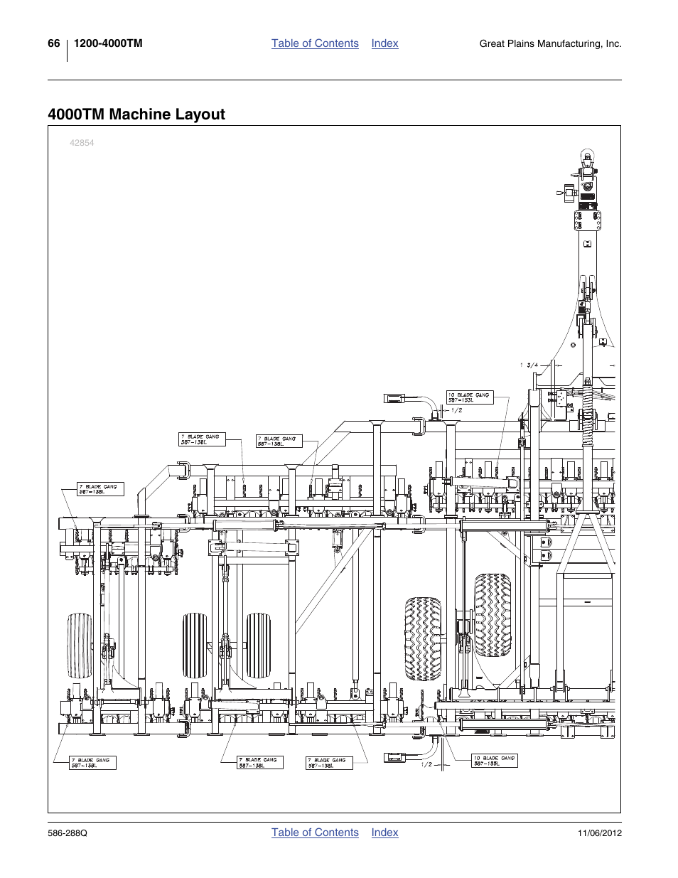 4000tm machine layout | Great Plains 4000TM Predelivery Manual User Manual | Page 70 / 94