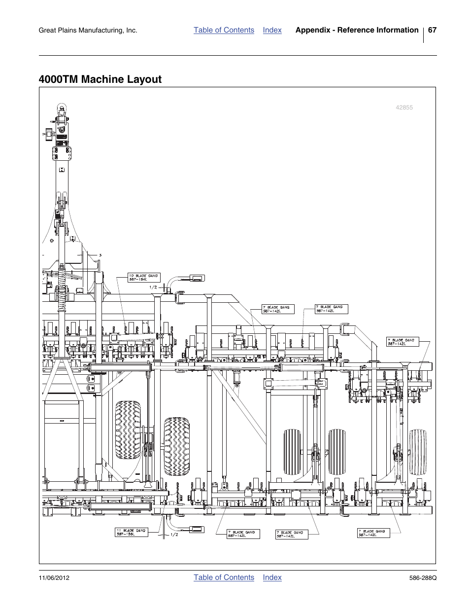 4000tm machine layout | Great Plains 4000TM Predelivery Manual User Manual | Page 71 / 94