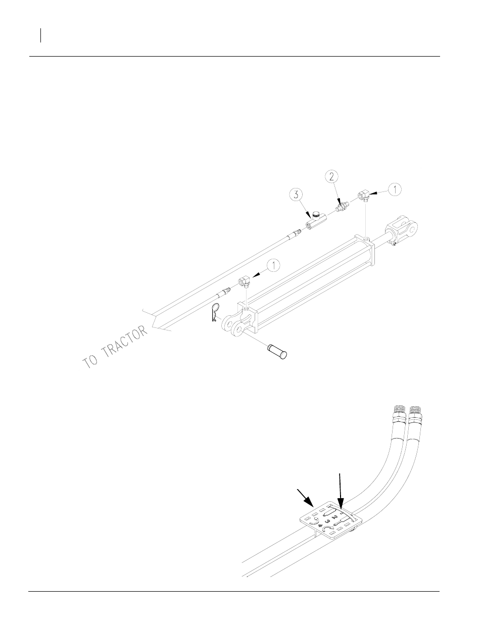 Installing marker hydraulics | Great Plains 2515P Marker Option User Manual | Page 6 / 10