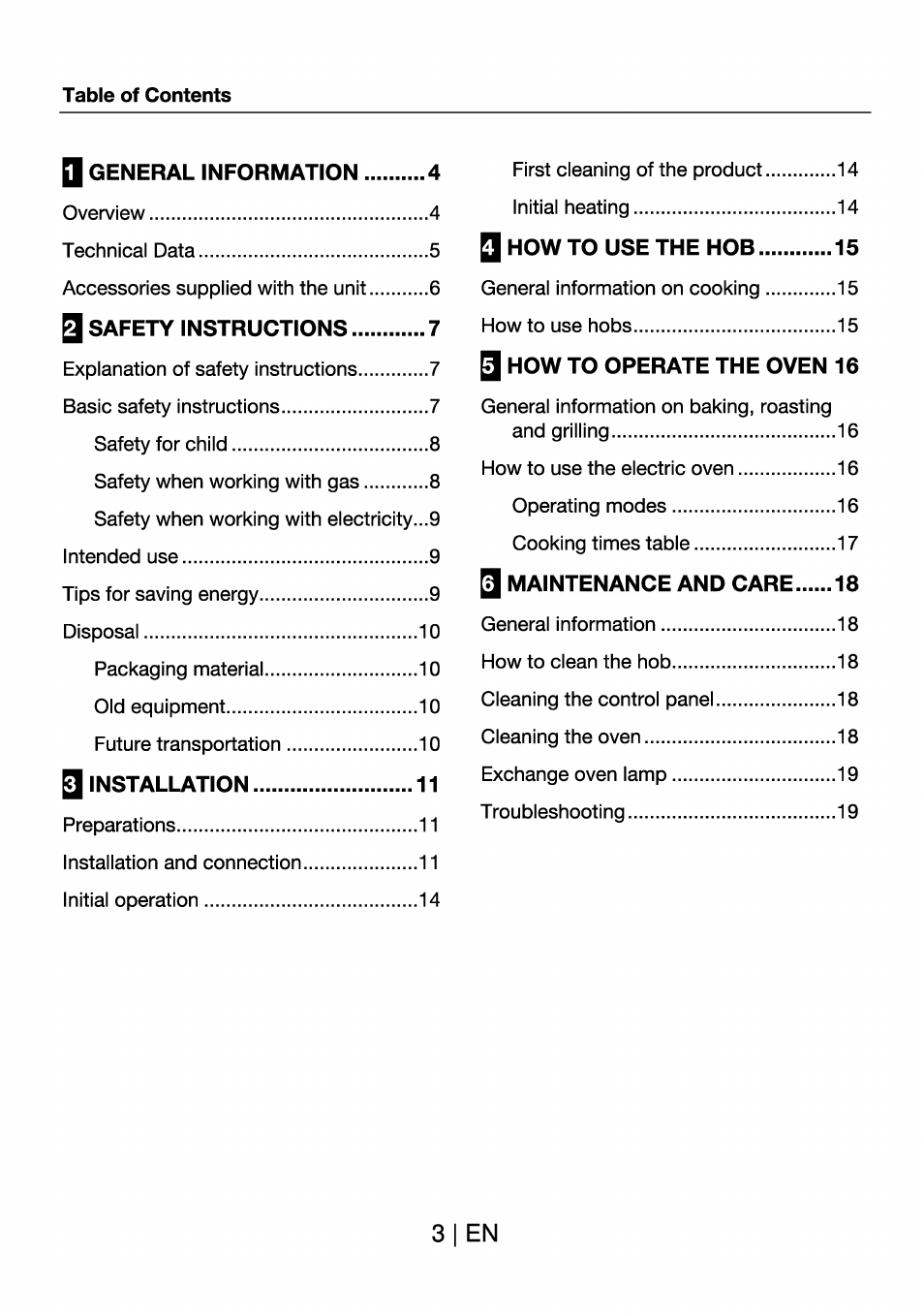 Beko BK 6340 Y User Manual | Page 3 / 20