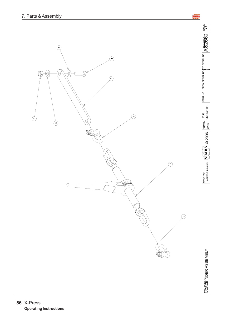 Aas 2660, X-press, 56 7. parts & assembly | Great Plains AS3243-18007975 Assembly Instructions User Manual | Page 18 / 130
