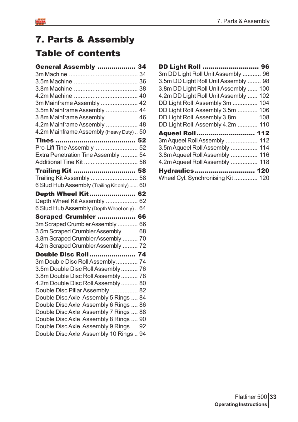 Great Plains Flatliner 500 2006 Assembly Instructions User Manual | 90 pages