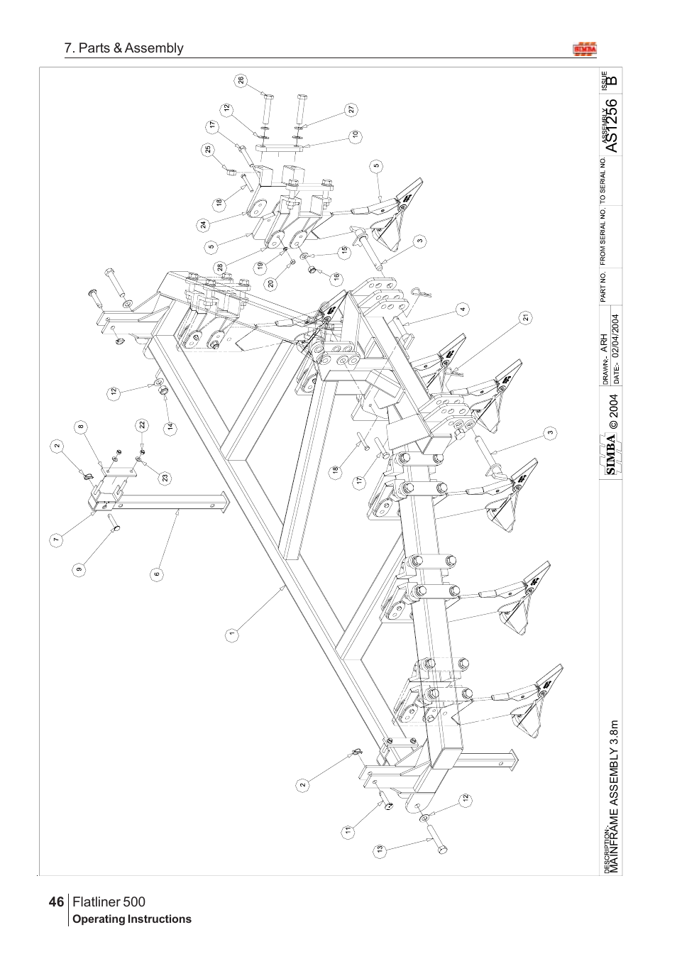 Ba s 125 6 | Great Plains Flatliner 500 2006 Assembly Instructions User Manual | Page 14 / 90