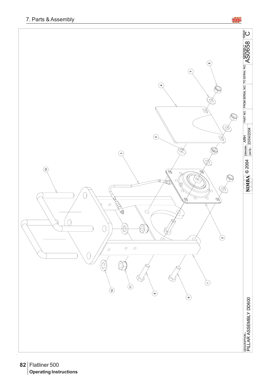 Ca s 0 658 | Great Plains Flatliner 500 2006 Assembly Instructions User Manual | Page 50 / 90