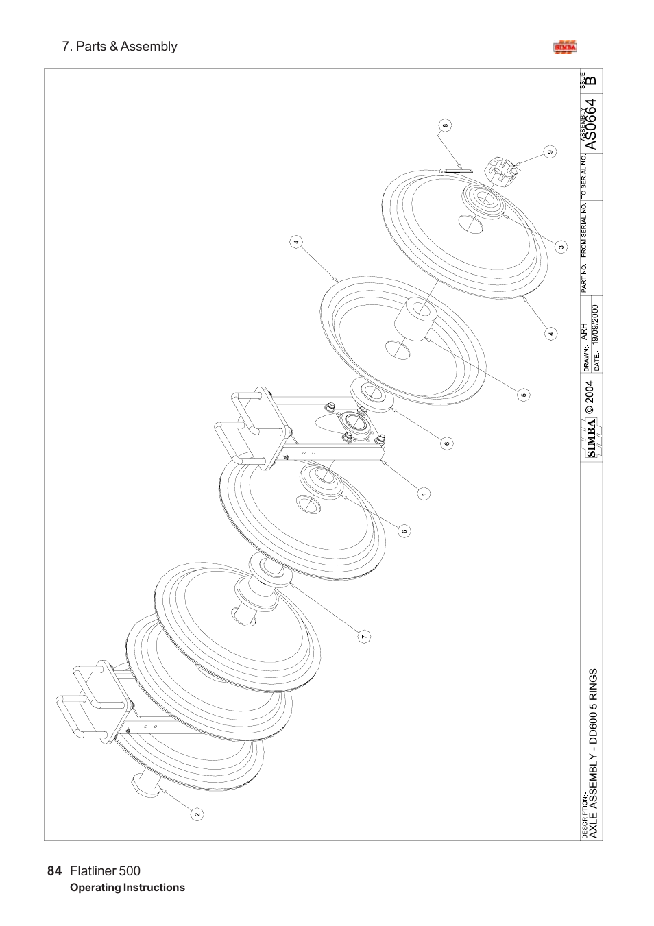 Ba s 0 664 | Great Plains Flatliner 500 2006 Assembly Instructions User Manual | Page 52 / 90