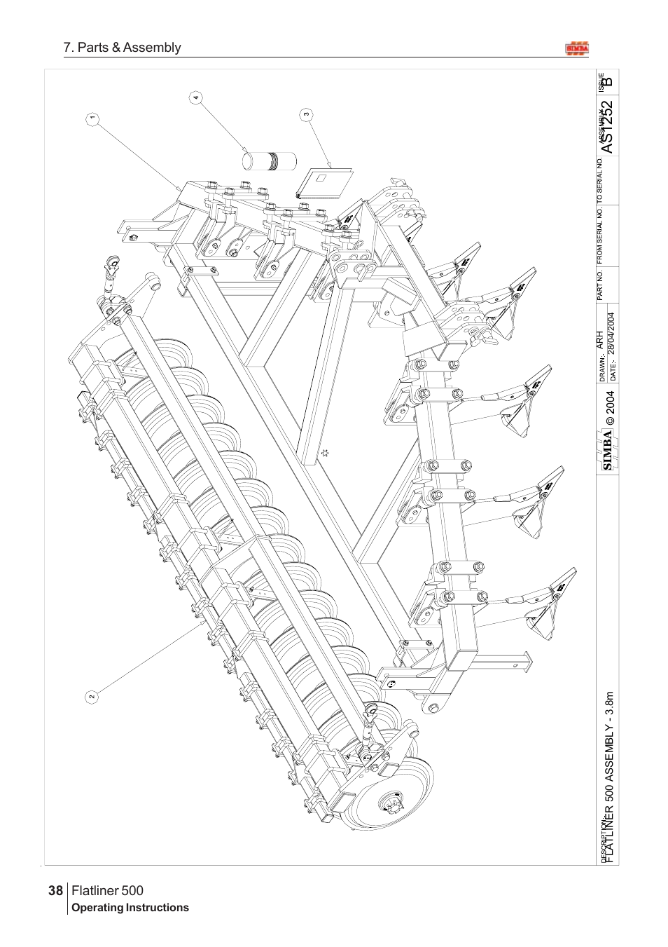 Bas125 2 | Great Plains Flatliner 500 2006 Assembly Instructions User Manual | Page 6 / 90