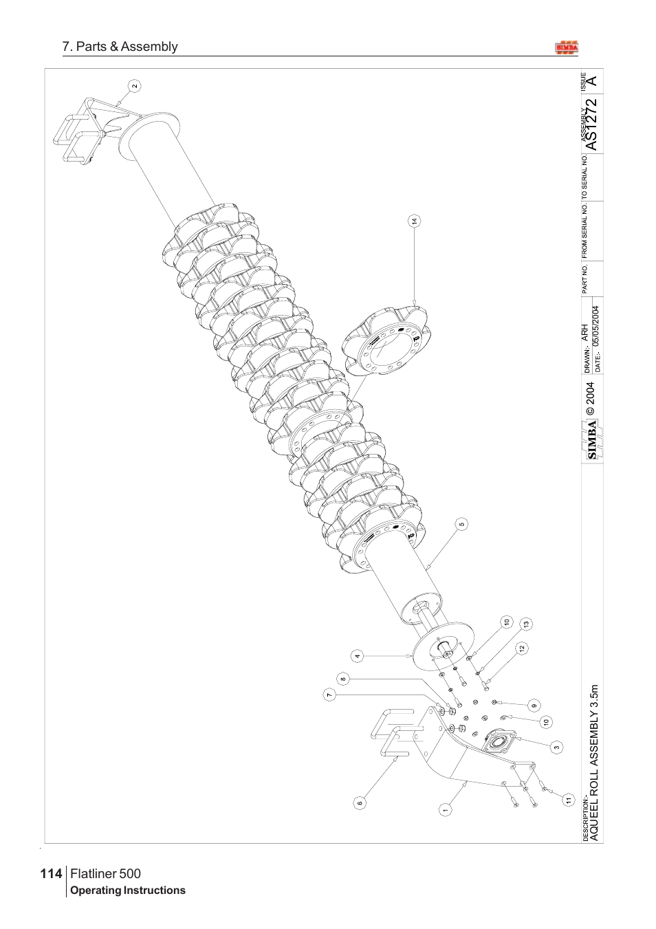 As 1 272 | Great Plains Flatliner 500 2006 Assembly Instructions User Manual | Page 82 / 90