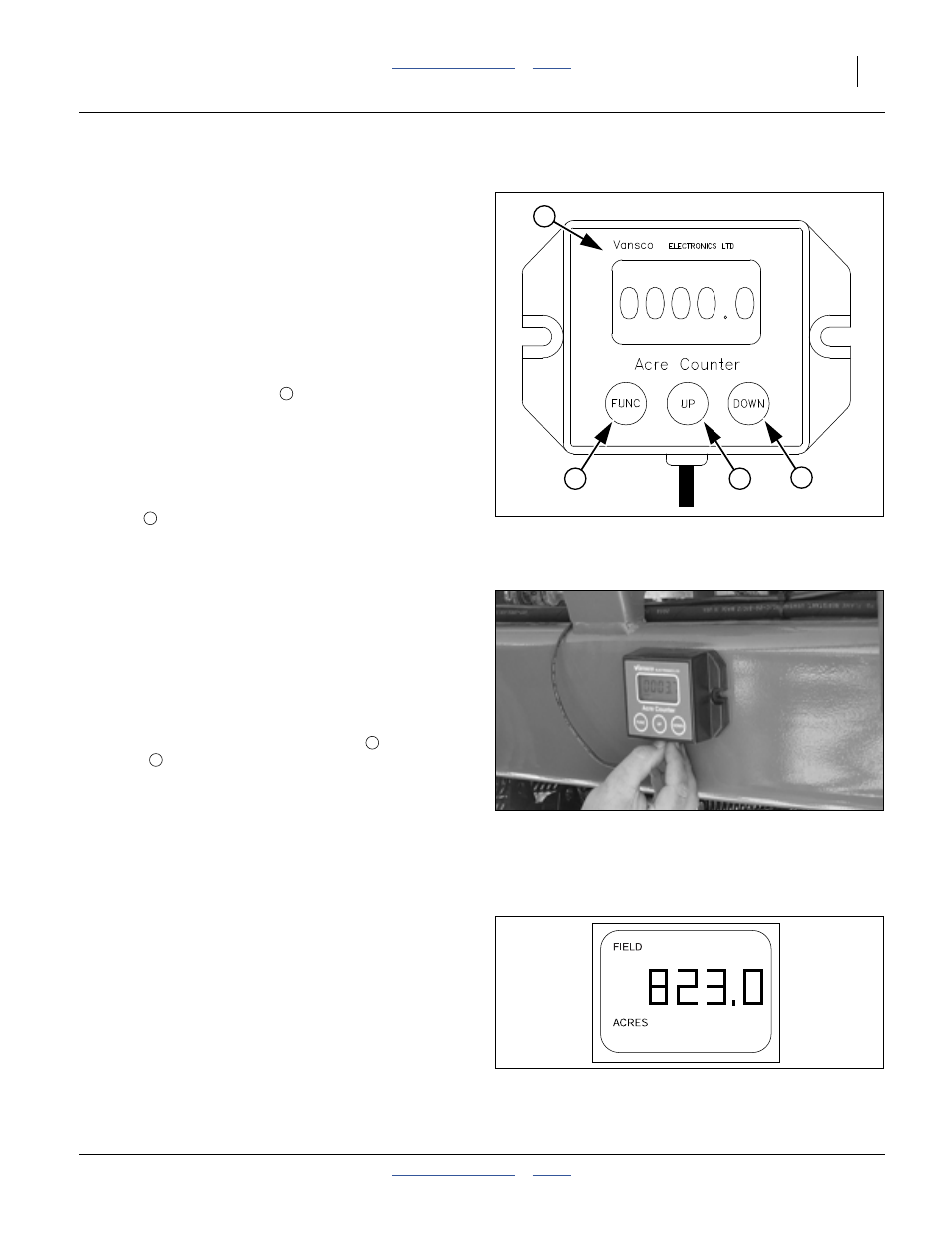 Digital acremeter operation (s/n yy1735-), Field acres | Great Plains 3S-4000HDF Operator Manual User Manual | Page 51 / 120