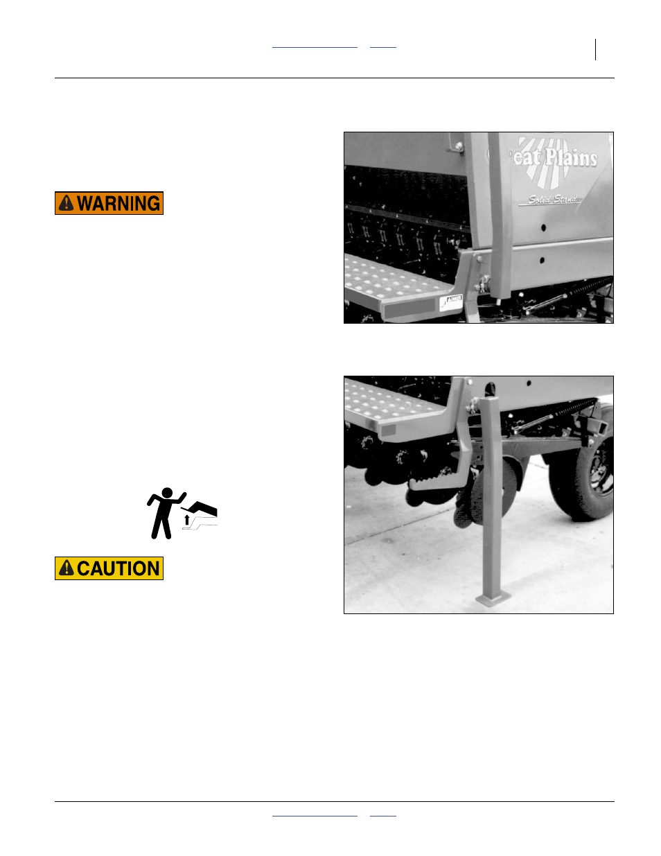 Parking, Parking with drill unfolded | Great Plains 3S-4000HDF Operator Manual User Manual | Page 57 / 120