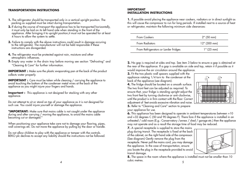 Beko RA610 User Manual | Page 4 / 10