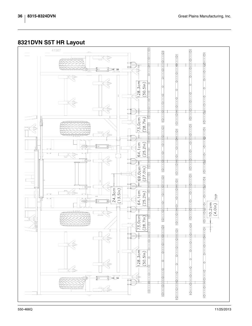 8321dvn s5t hr layout | Great Plains DVN8324 Predelivery Manual User Manual | Page 40 / 50