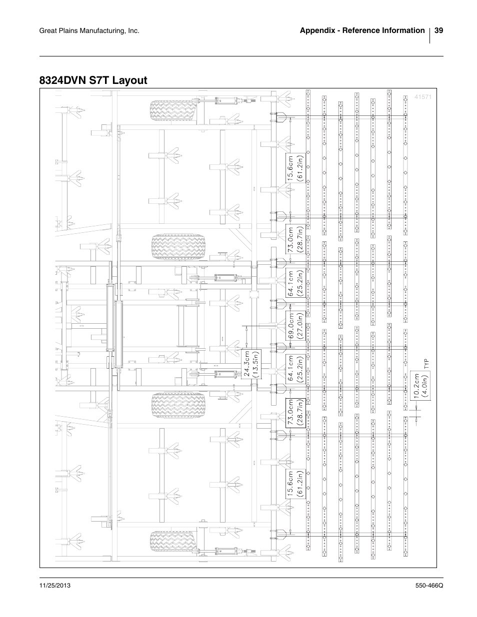 8324dvn s7t layout | Great Plains DVN8324 Predelivery Manual User Manual | Page 43 / 50