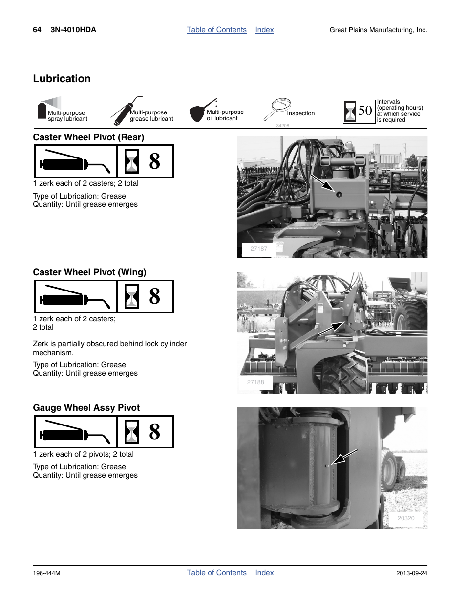 Lubrication | Great Plains 3N4010HDA Operator Manual User Manual | Page 68 / 92