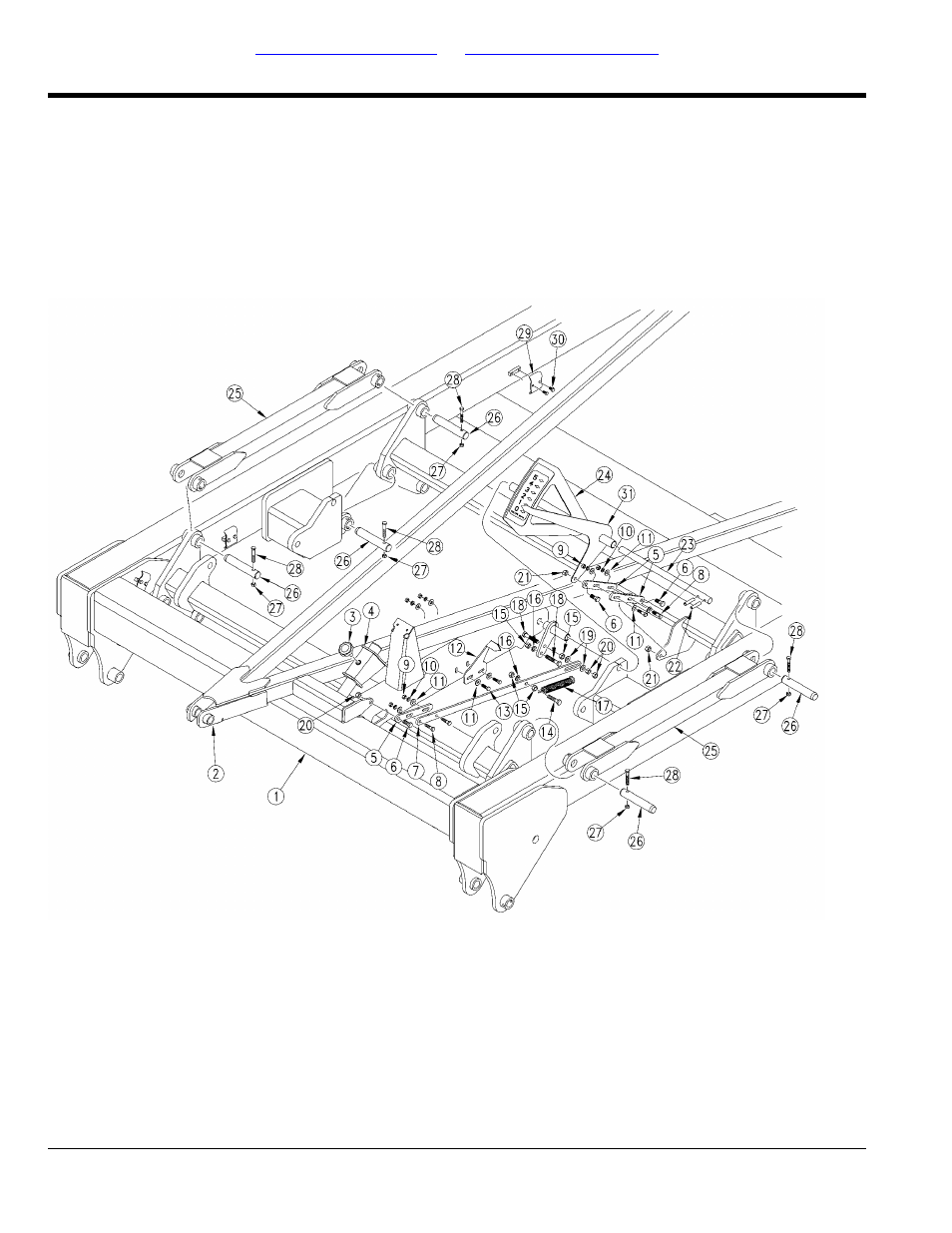 Frame, Table of contents part number index frame | Great Plains Max Cover Verti-Till Ripper Parts Manual User Manual | Page 8 / 60