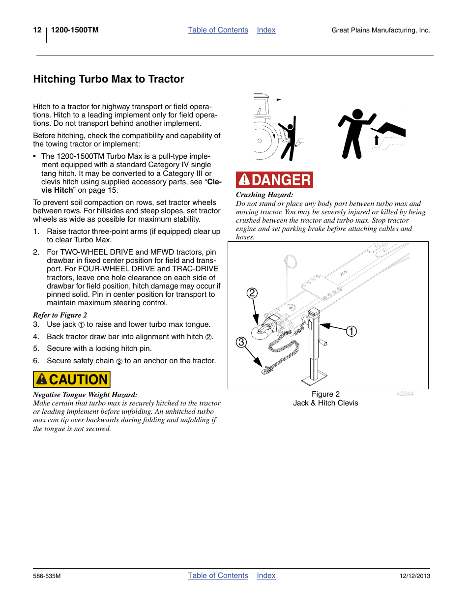 Hitching turbo max to tractor | Great Plains 1500TM Operator Manual User Manual | Page 16 / 38