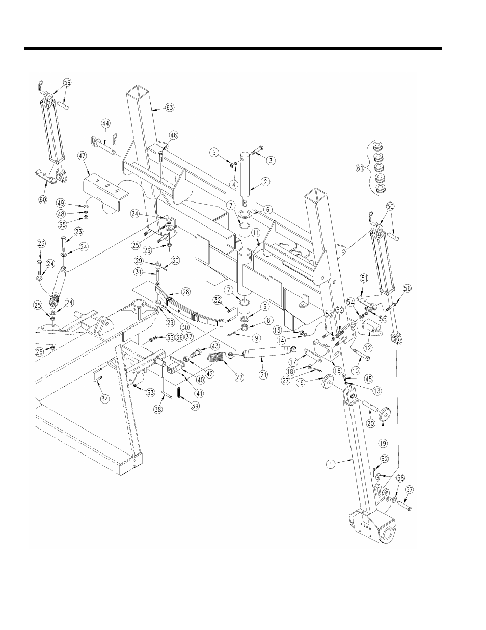 Main frame to "h" frame | Great Plains NTA1300 Parts Manual User Manual | Page 10 / 108
