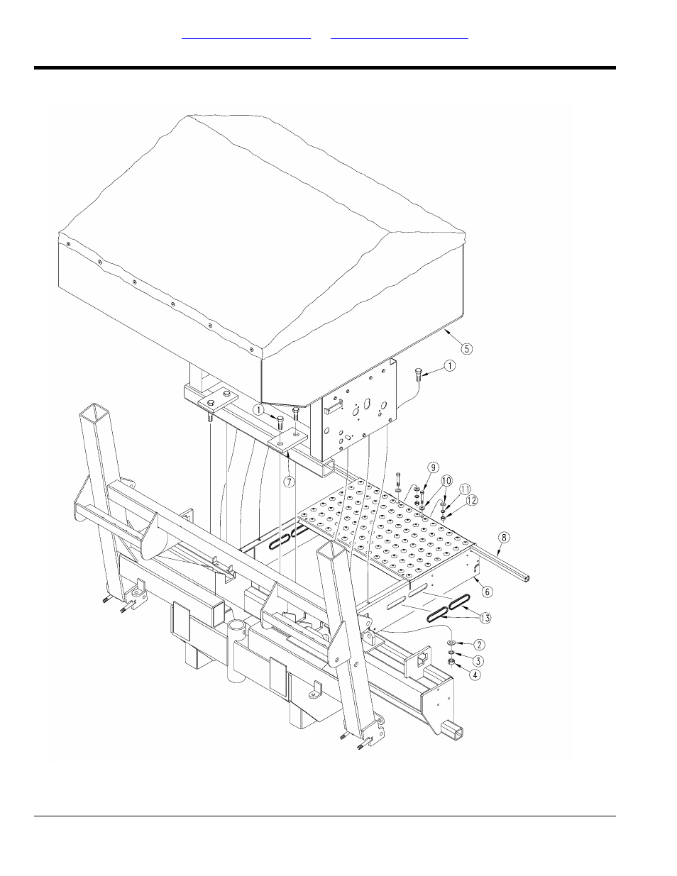 Box to frame, Table of contents part number index box to frame | Great Plains NTA1300 Parts Manual User Manual | Page 18 / 108