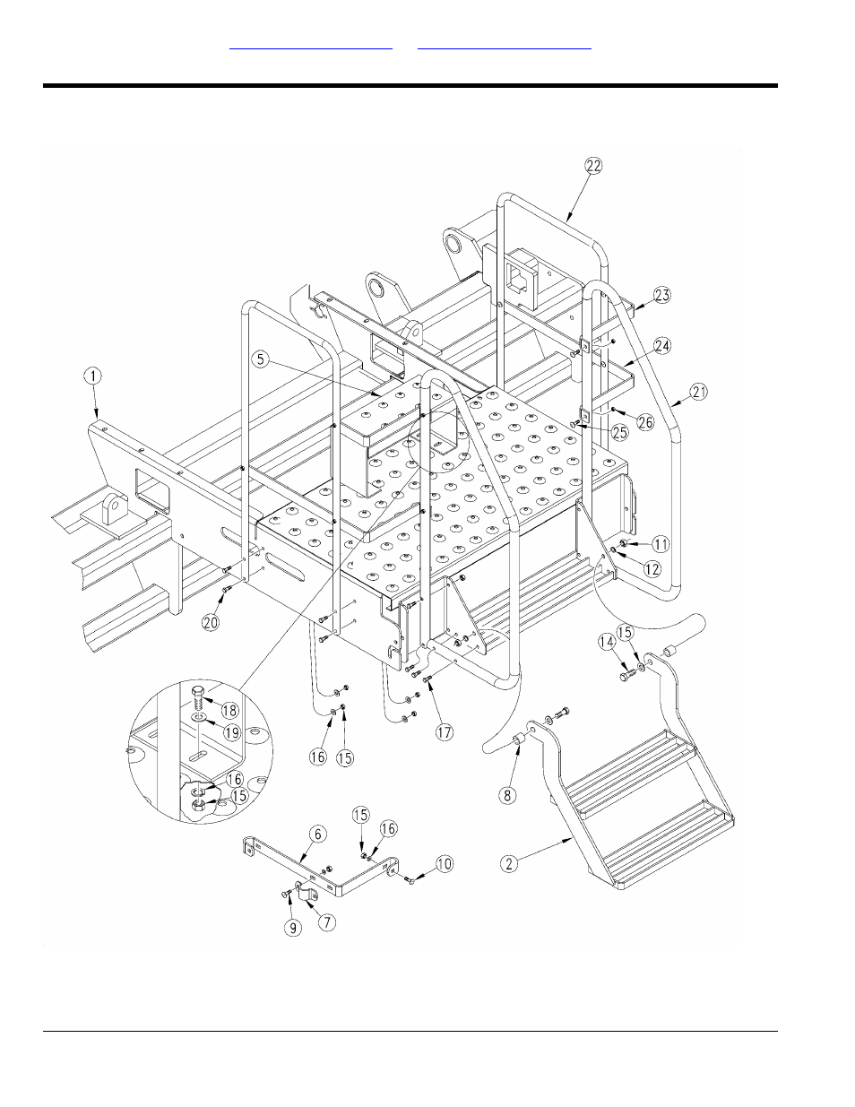Hand rail & step | Great Plains NTA1300 Parts Manual User Manual | Page 20 / 108