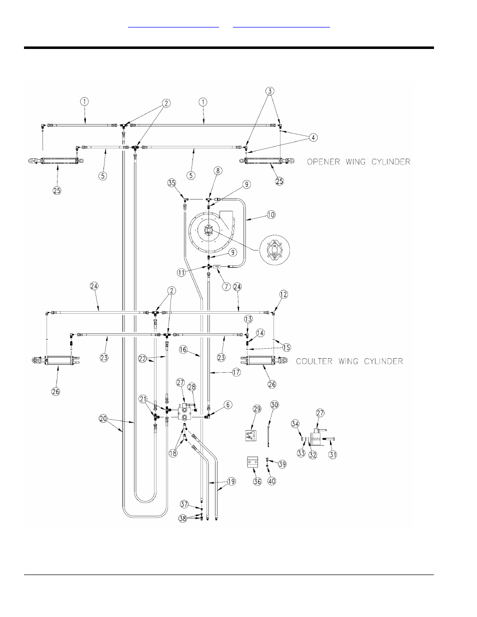 Fan and fold hydraulics (nta1300) | Great Plains NTA1300 Parts Manual User Manual | Page 38 / 108