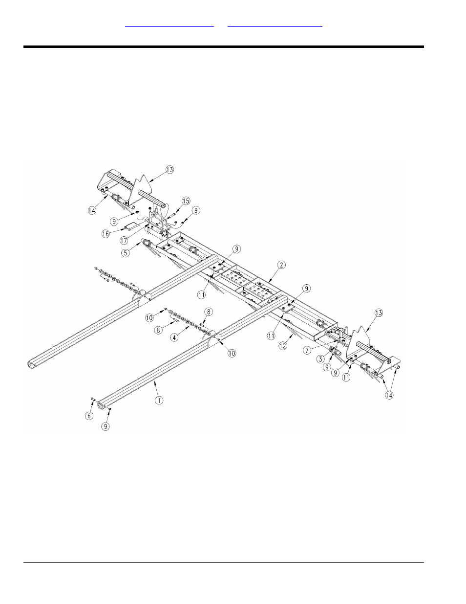 Harrow (option), Harrow, Table of contents part number index harrow | Great Plains NTA1300 Parts Manual User Manual | Page 88 / 108