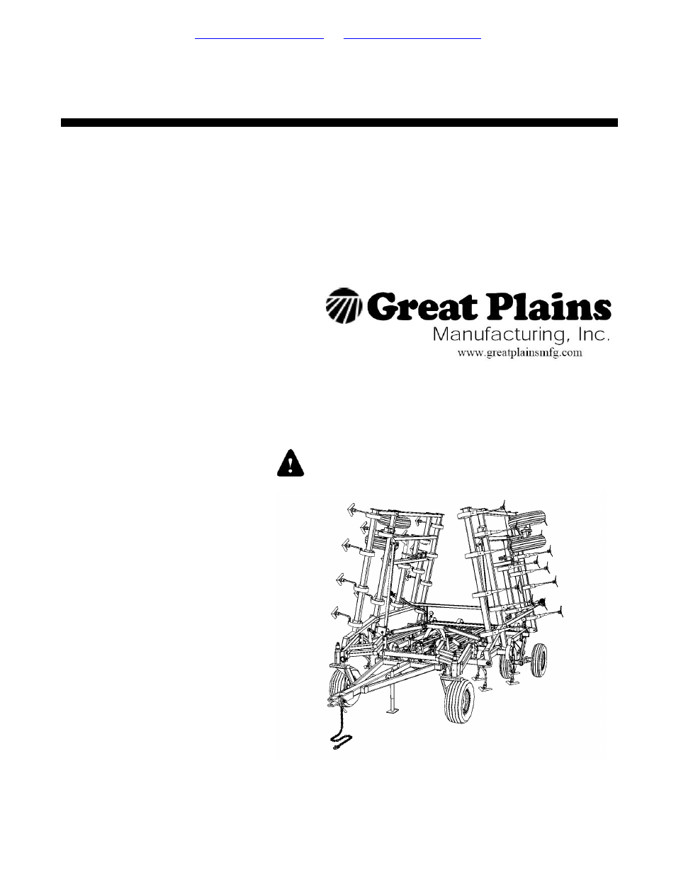 Great Plains 6328 Series VII Field Cultivator-Floating Hitch Parts Manual User Manual | 92 pages