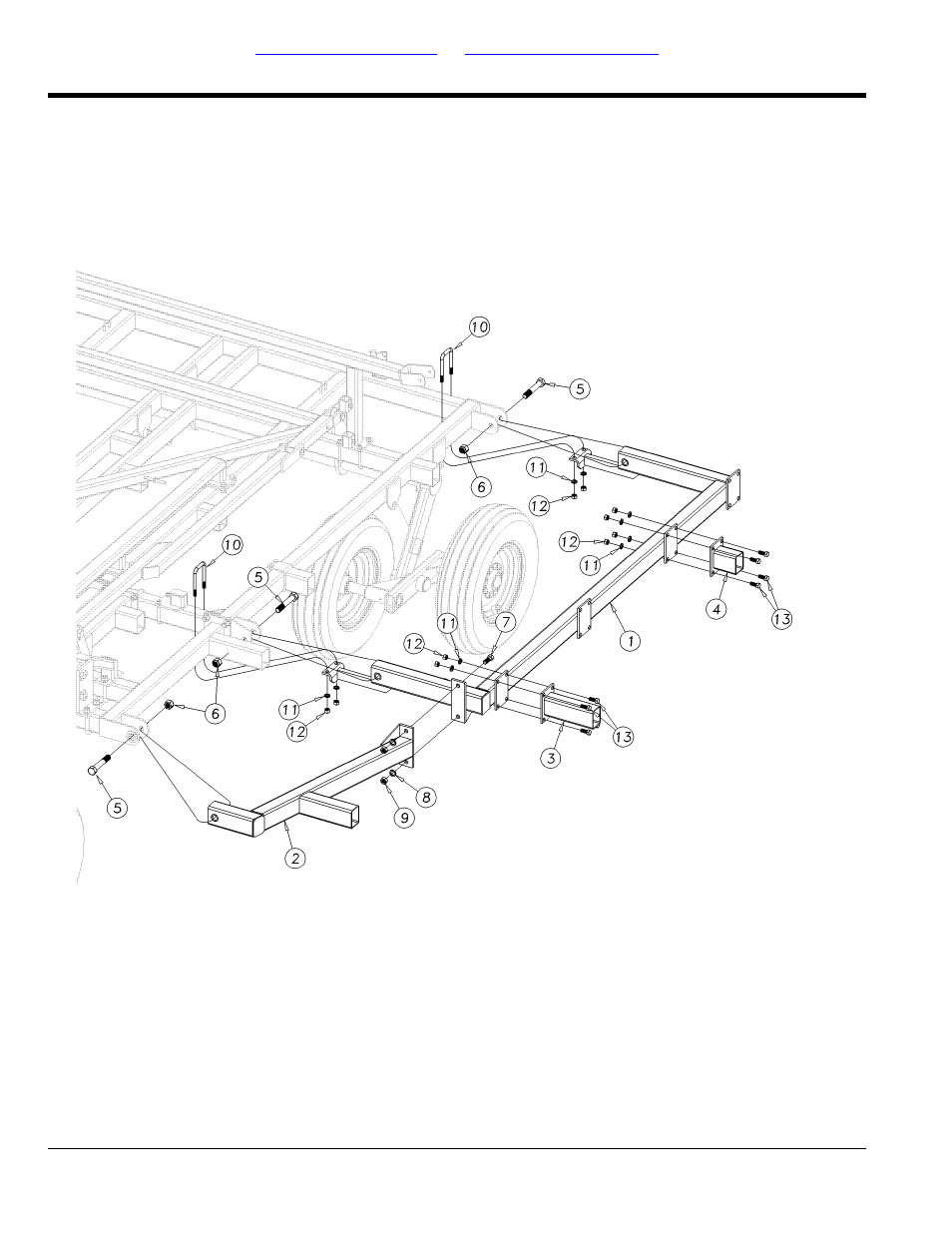 6113-6116 bolt on wing assembly | Great Plains 6328 Series VII Field Cultivator-Floating Hitch Parts Manual User Manual | Page 12 / 92