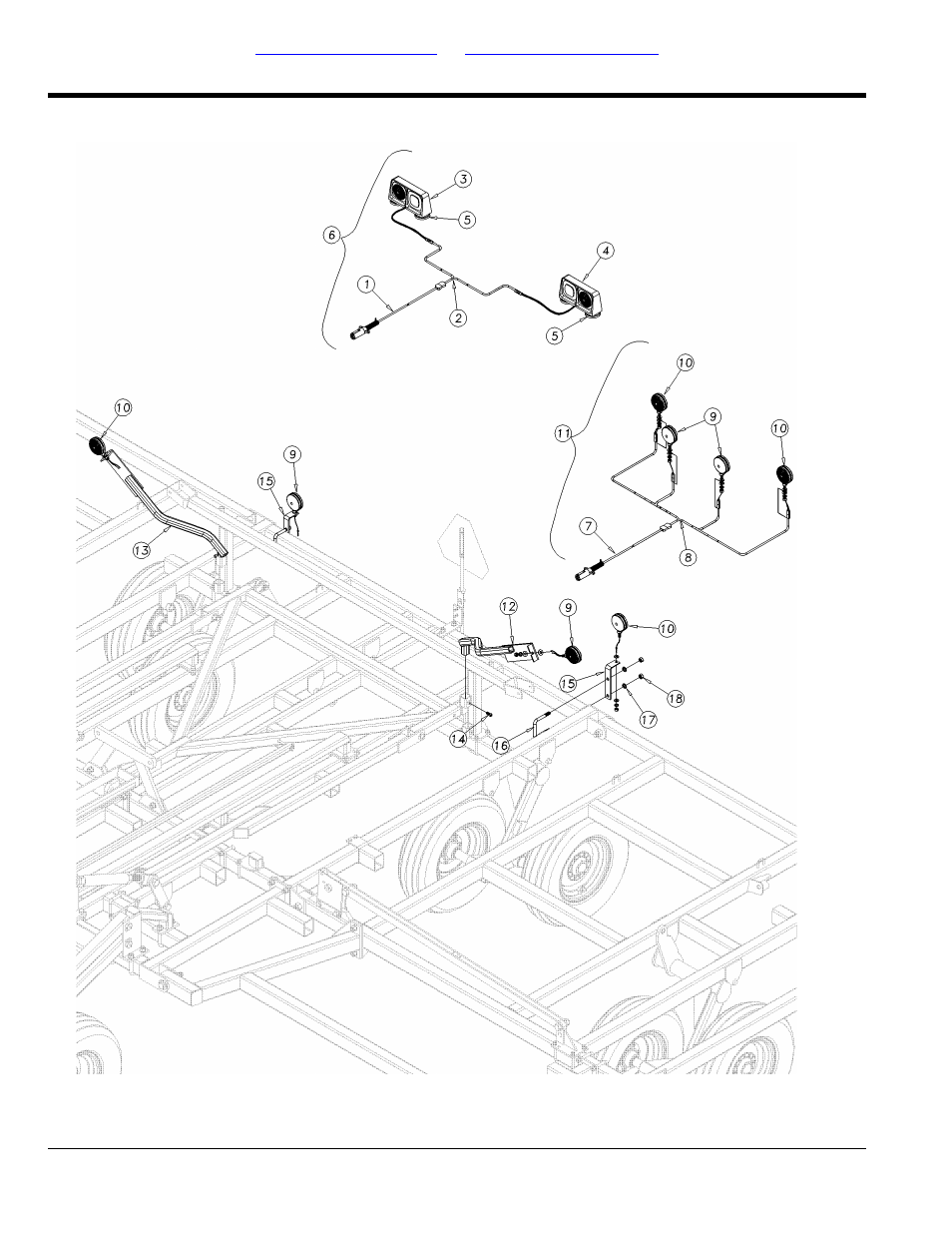 Lights, Table of contents part number index lights | Great Plains 6328 Series VII Field Cultivator-Floating Hitch Parts Manual User Manual | Page 16 / 92